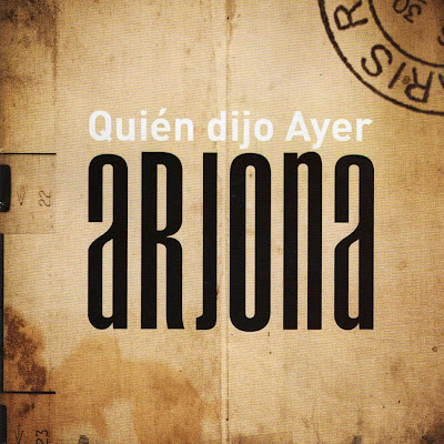 Portada del CD Quien dijo ayer
