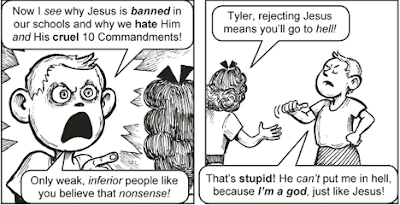 Jésus est banni de l'école ? Pas étonnant qu'il soit nul en sciences... NO JESUS ALLOWED