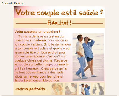Test amour