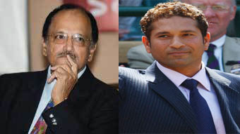 Ajit Wadekar And Sachin Tendulkar