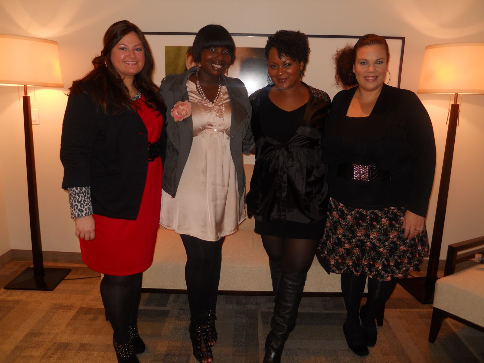 sc hangs out with bloggers at the just my size fashion show just my size