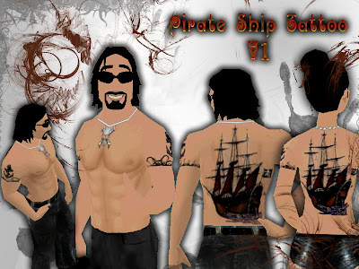 pirate ship tattoo. Pirate Ship Tattoo -CnT-