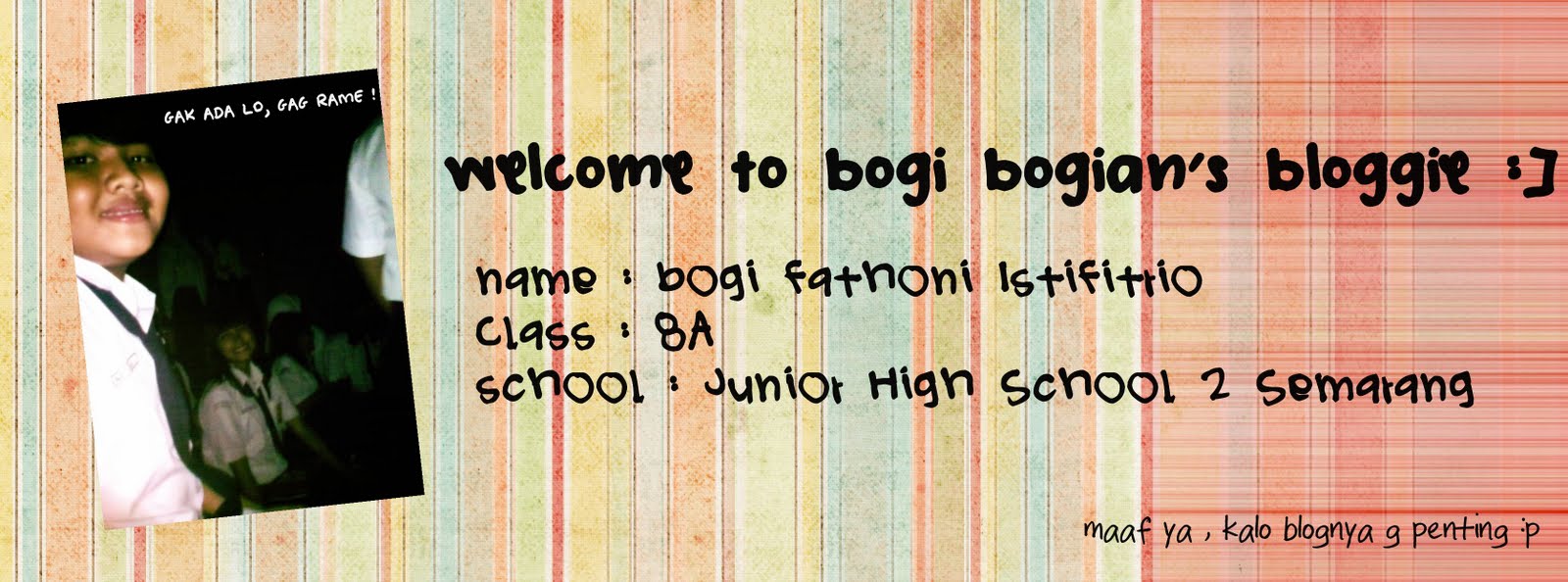 bogibogian's bloggie