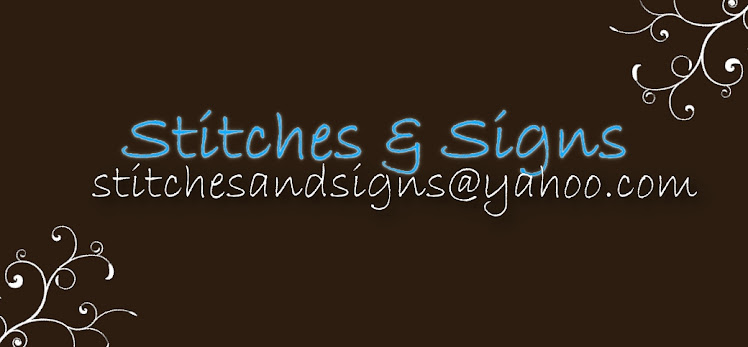 stitches and signs