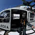 Fotografía esférica de un simulacro de rescate en montaña