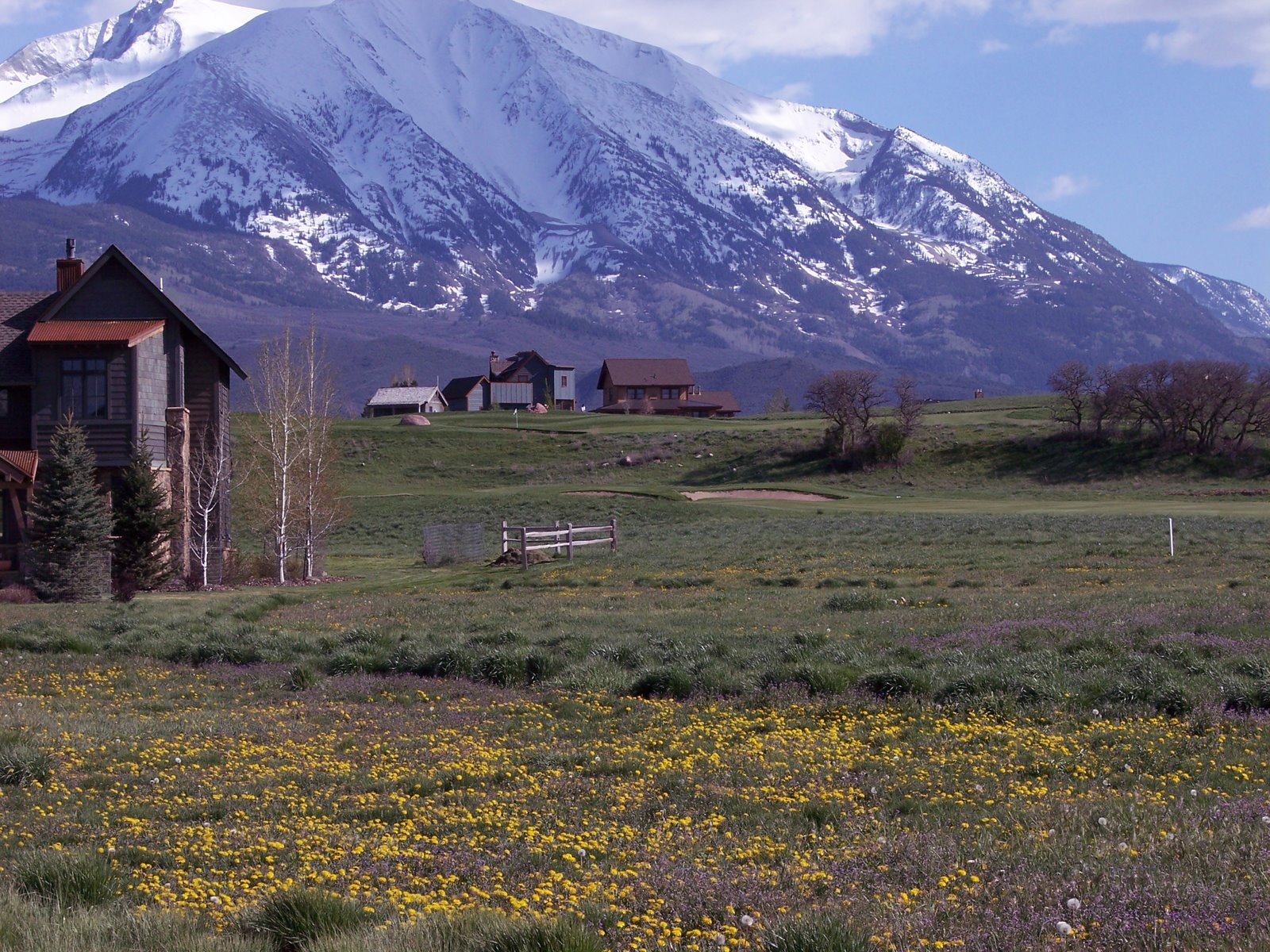 Mt Sopris 12,998 ft view from my patio