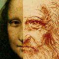 El genio Leonardo da Vinci chequeando a su creatura