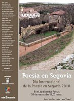 Poesía en Segovia - 20 de marzo de 2010