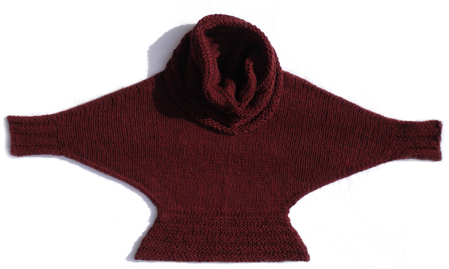 the Cowl Collar sweater
