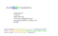 BALLOONBABIES Parties and Events