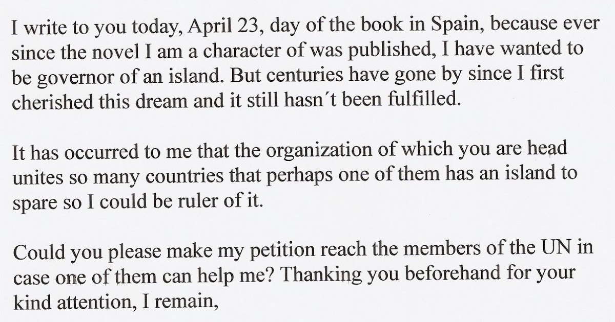 lenguaje: carta formal