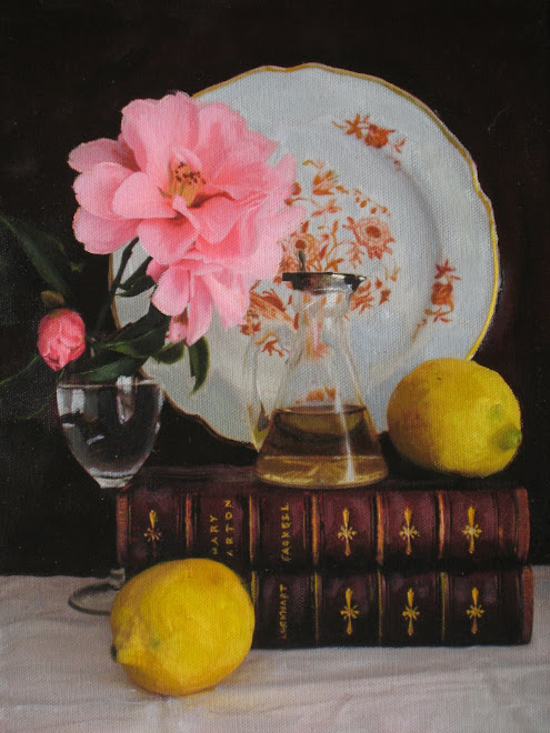 Still life with porcelain plate