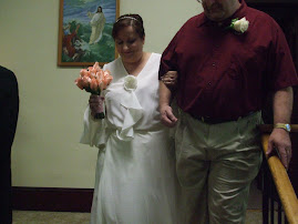 Here comes the bride.