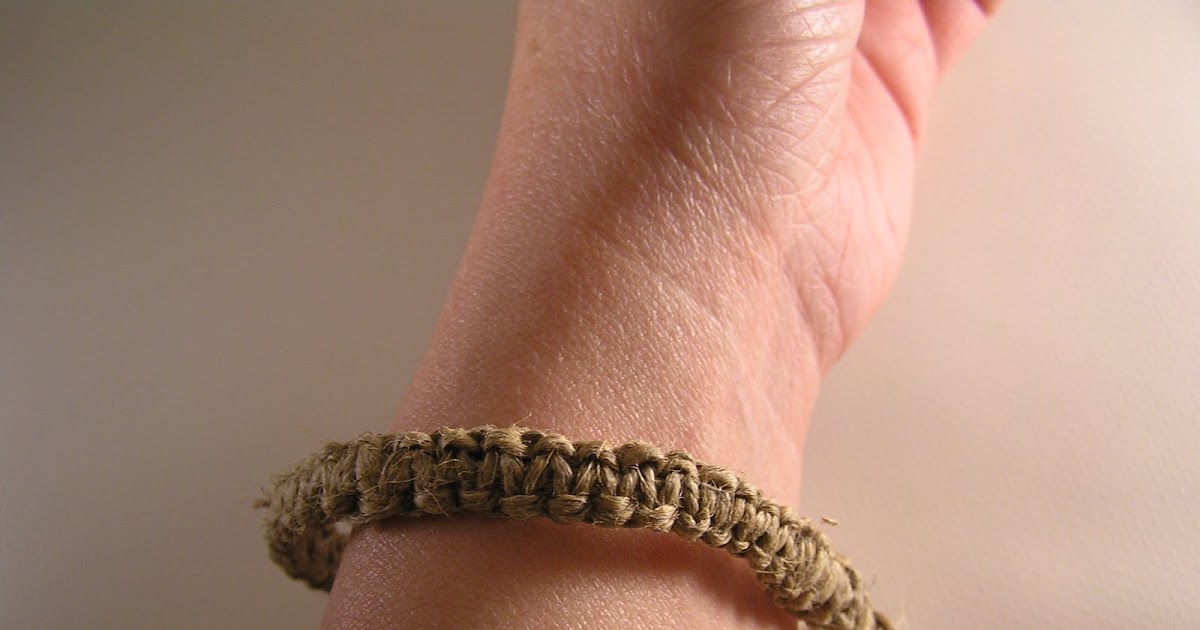 My Knotty Thoughts Tutorial 5Hemp Bracelet