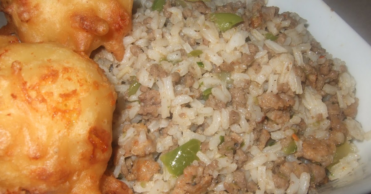 Culinary Infatuation Theme Week Nola Dirty Rice and Crawfish Cheddar