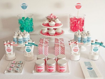 spa party decor