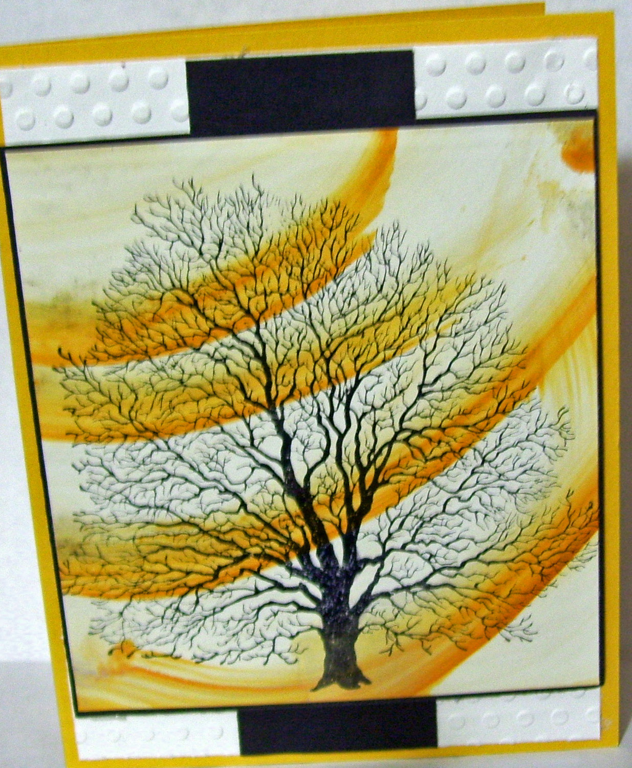 Simply Cards by Maria Alcohol Ink with Acetate Overlay