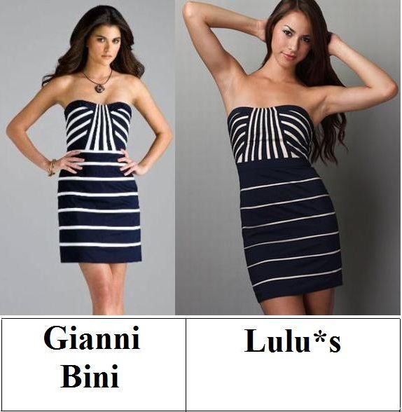 gianni bini navy dress