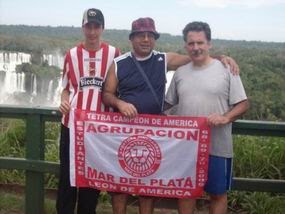 En las Cataratas del Iguazú