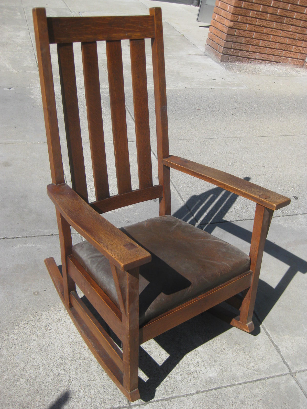 UHURU FURNITURE & COLLECTIBLES: SOLD - Mission Oak Rocking Chair - $275 SOLD - Mission Oak Rocking Chair - $275 - UHURU FURNITURE & COLLECTIBLES: SOLD - Mission Oak Rocking Chair - $275