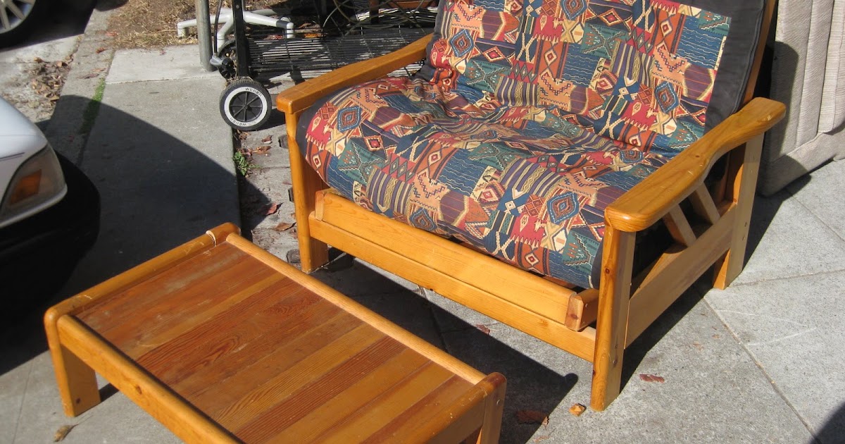 UHURU FURNITURE & COLLECTIBLES SOLD Futon Chair / Twin Bed 75