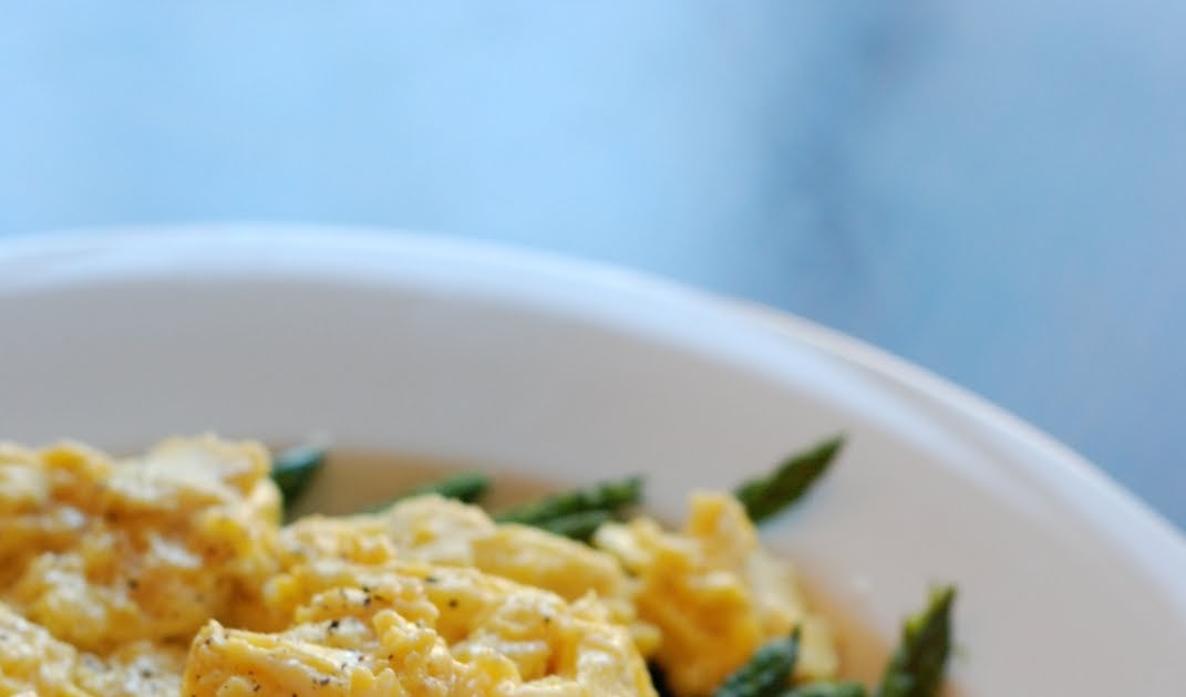 The Suite Morsel Roasted Asparagus with Scrambled Eggs