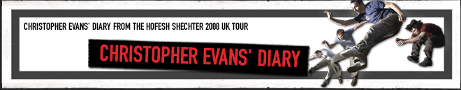Christopher Evans' Diary