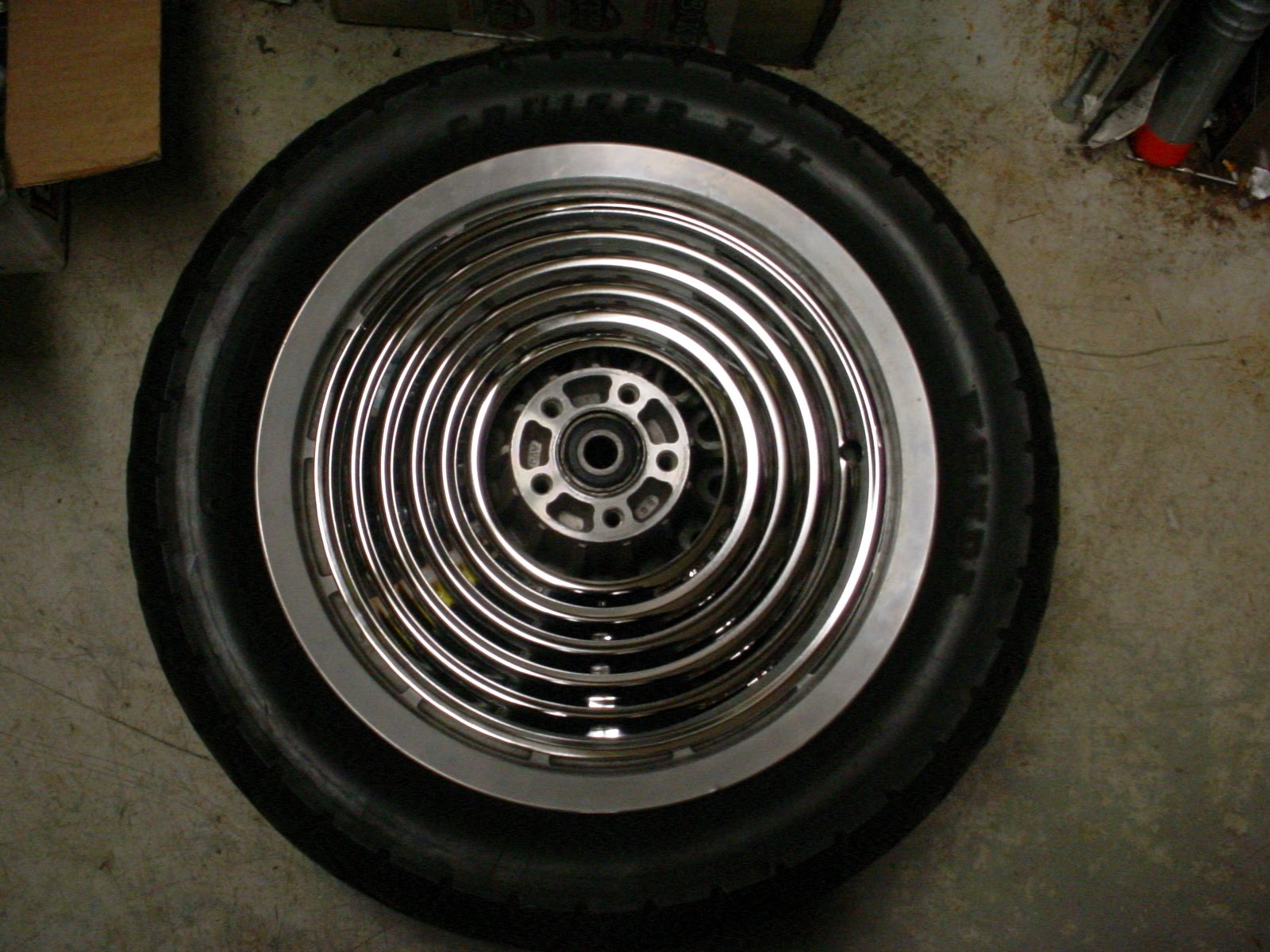 VINTAGE BIKE ADDICTION Rippled Wheel covers for Sale