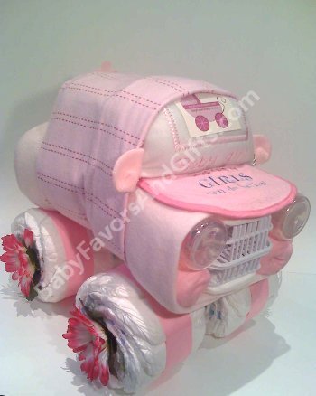  decorations, favors: Car Diaper Cake/Centerpiece/Baby Shower gifts