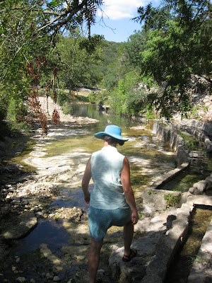 Heather Kohout at the trout ponds, August 2009