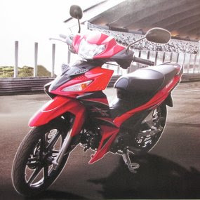 New Kawasaki Edge 115cc Red Color Design Bodykit