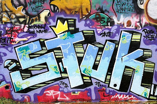 Light Blue Royalty Free Graffiti Alphabet
