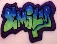 Graffiti Bubble Emily Style Sentences Design | New Grafiti Makmu