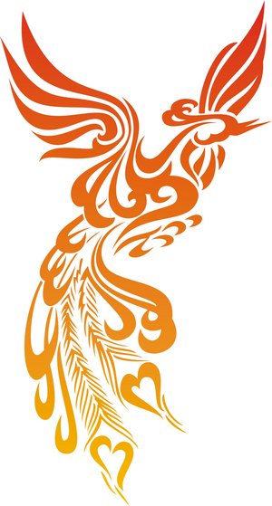 Phoenix Tribal Tattoo Sketches Design 1