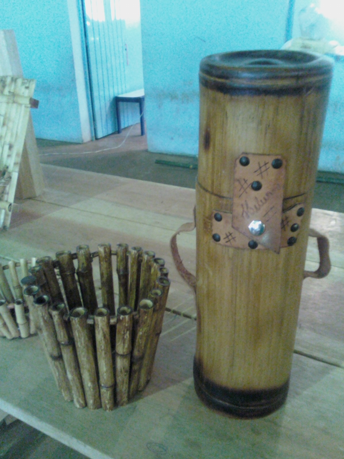 TRIGO ARTESANATOS ARTESANATO EM BAMB u00da Artesanato Com Cd Velho ~ TRIGO ARTESANATOS ARTESANATO EM BAMB u00da