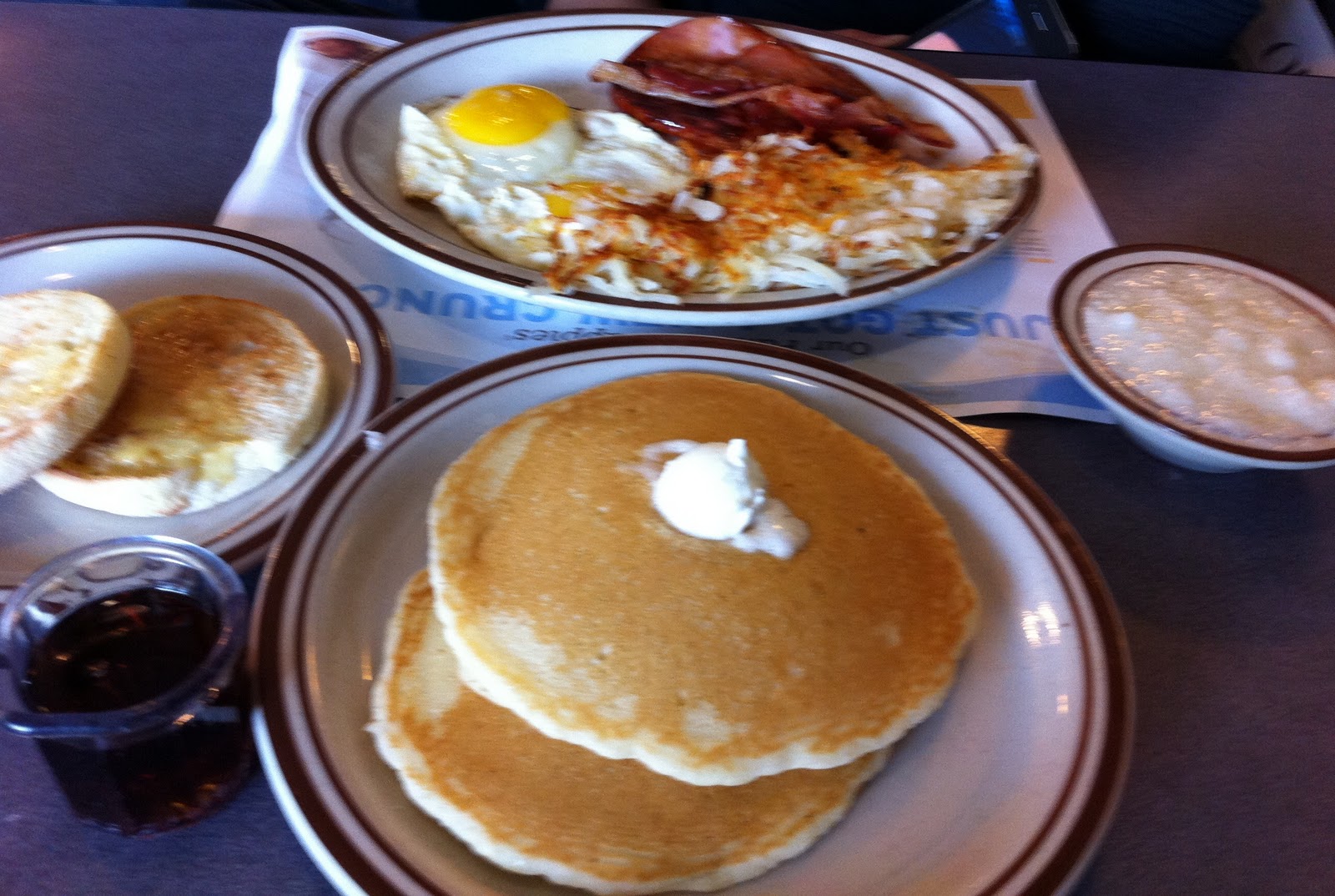 Wandering Chopsticks DC Diner food at Denny's