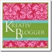 The Kreativ Bloggger Award
