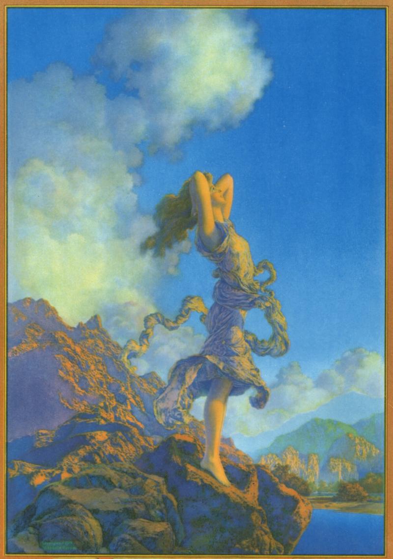 K V Abbott Maxfield Parrish at the Everson