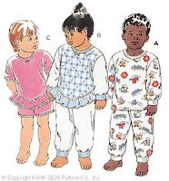 Kwik Sew 2315 Toddlers Pajamas  pattern
