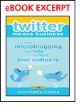 Free ebook - Twitter Means Business