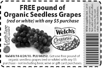 Free Organic Seedless Grapes