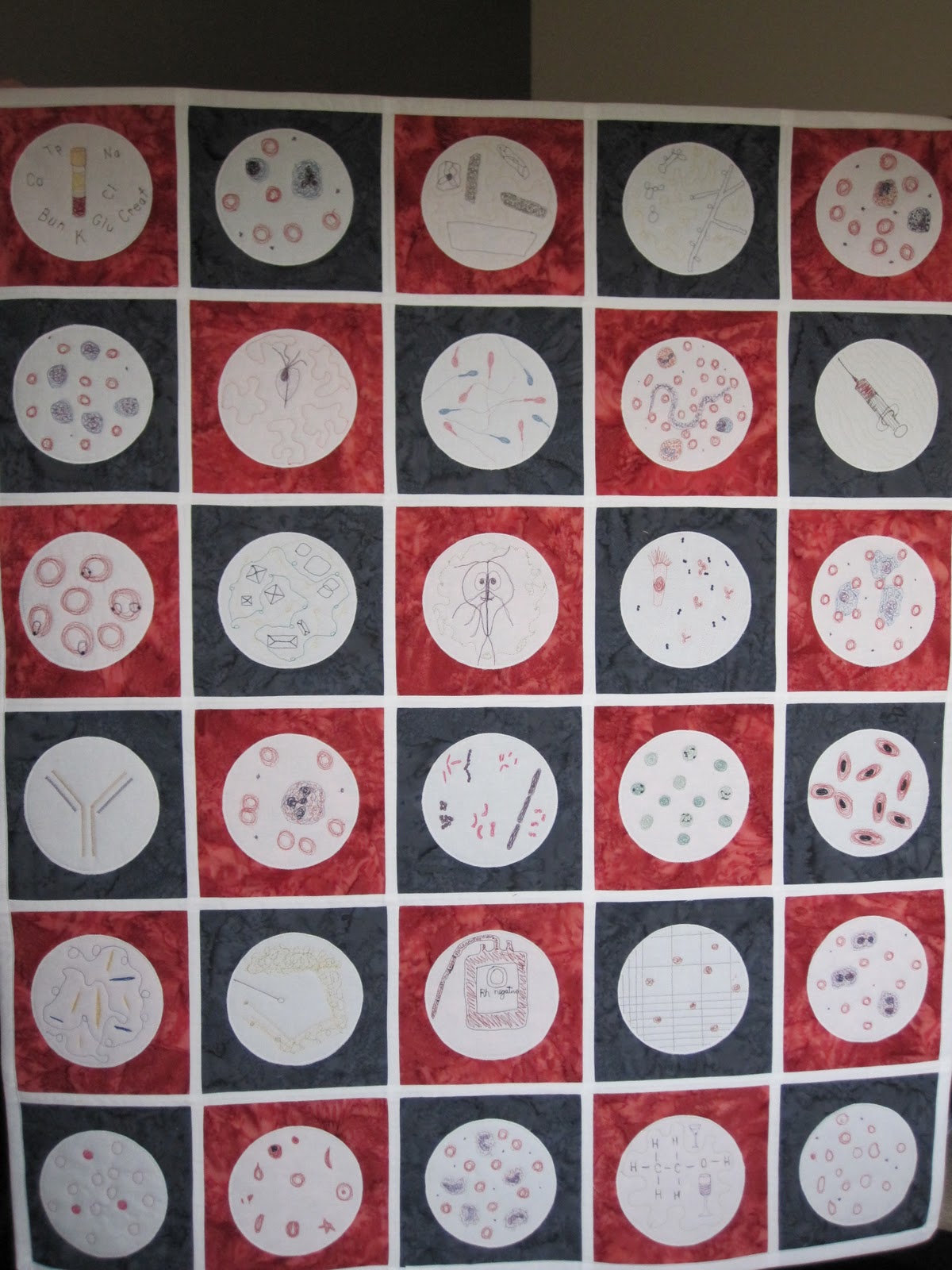 Becky's Blabber Medical Tenchologist Quilt Revisited