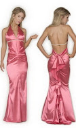 Sexy Pink Halter Gown