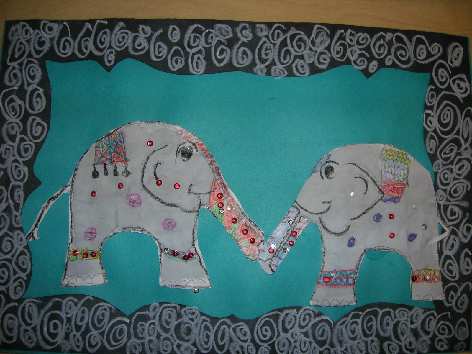 The Elementary Art Room! Elephants from India