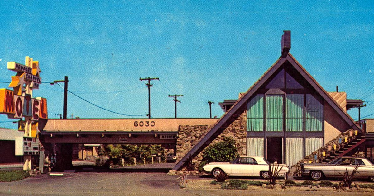 Vintage Chrome Postcards: Newport Channel Inn Motel