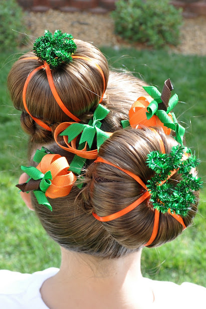 princess piggies halloween hairdos