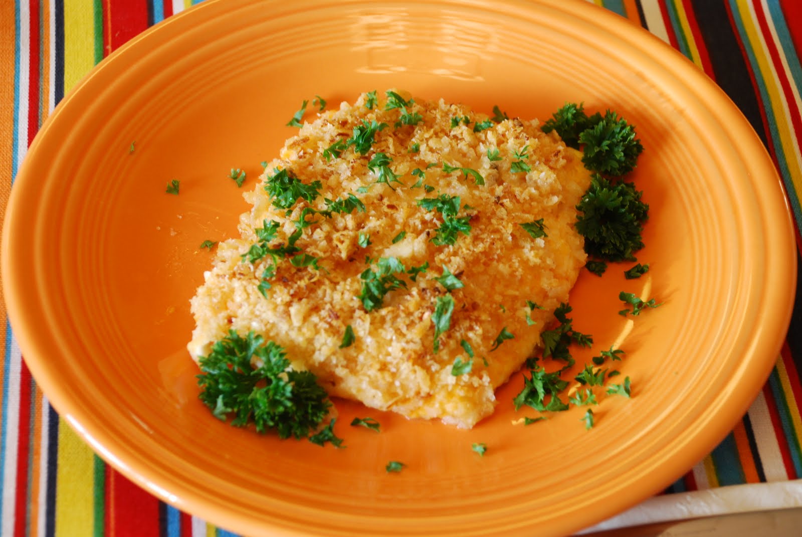 Everyday Insanity... Halibut with French Fried Onions