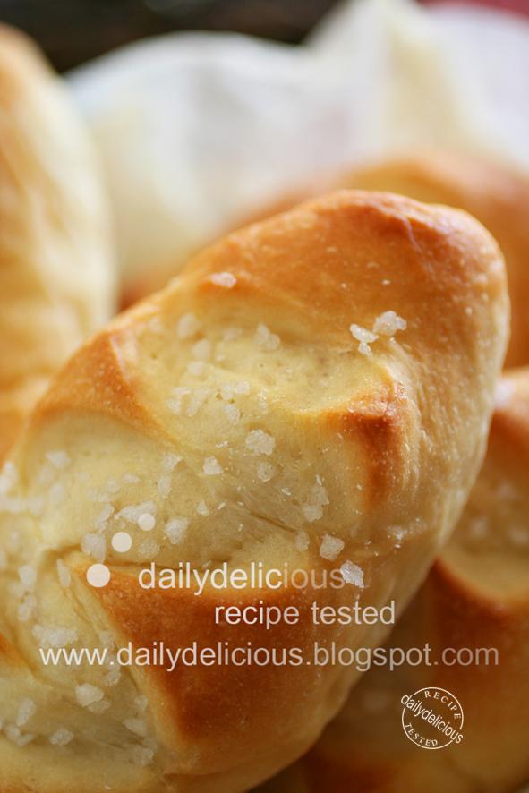 How to Make Milk Bread Rolls (Pain Au Lait) with the bread bowl, Recipe
