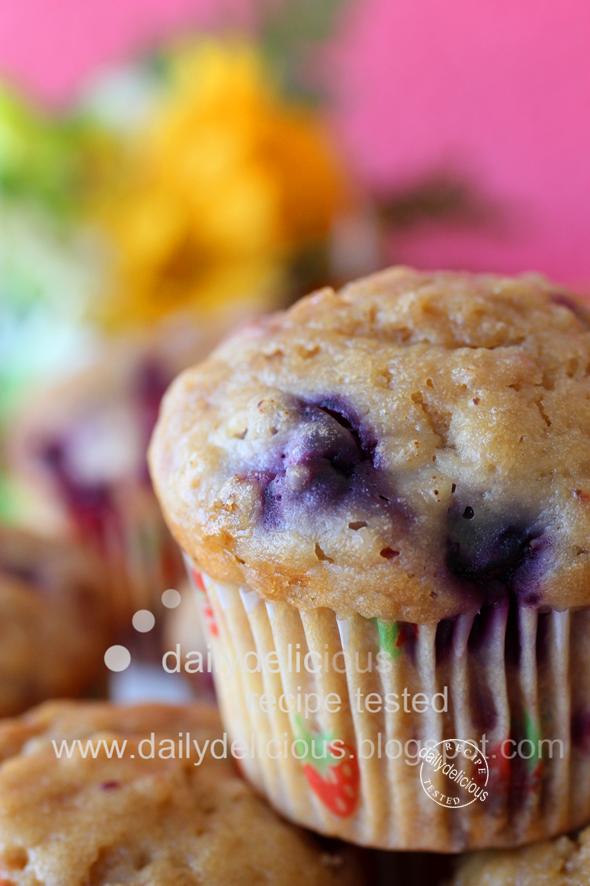 dailydelicious Great for your health muffin Berry and yogurt muffins