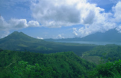 volcano batur and lake batur